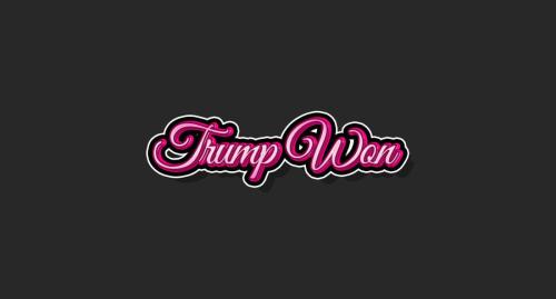 TrumpWonPinkBlackLayerStyles