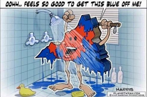 Virginia - Turning red - Get this CRAP off of me