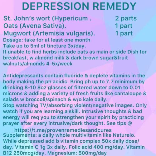 Depression remedy