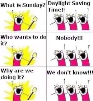 Daylight Savings Time Ends