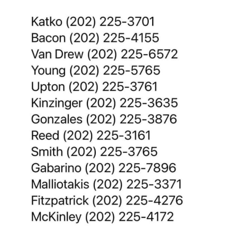 Republicans who turned on the party voted with dems