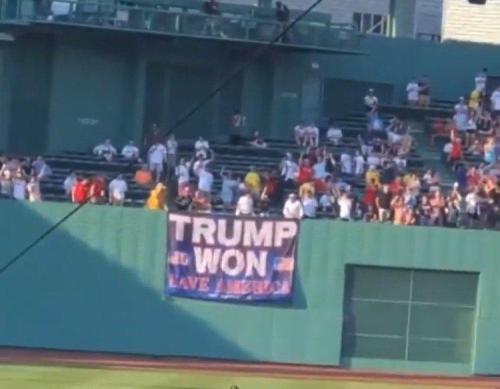 Trump WON fenway..