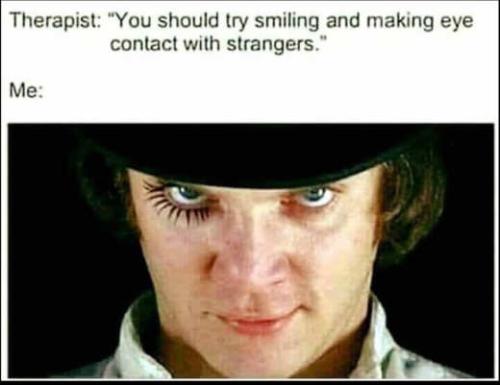 therapist-smile-eye-contact-strangers-clockwork-orange