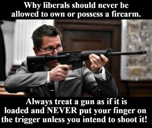 Why liberals should never be allowed to own or possess a firearm