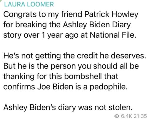 Ashley Bidens diary was not stolen