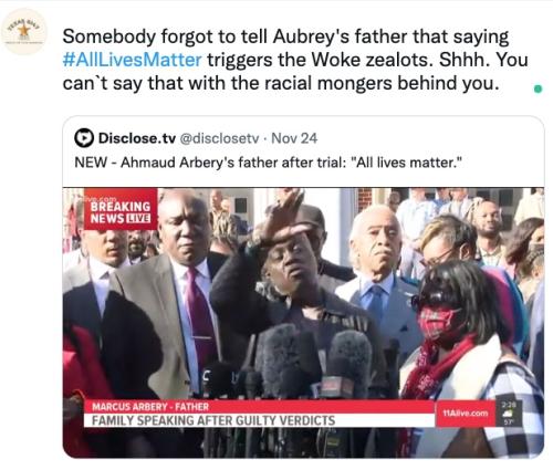 Aubrey´s father triggers the left