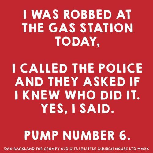 Robbed at the Gas Station