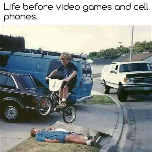 jumping ramps on bike before video games