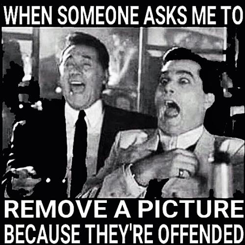 F offended