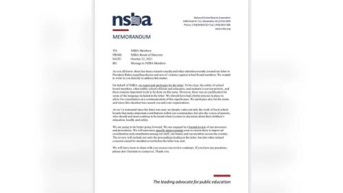 school board letter