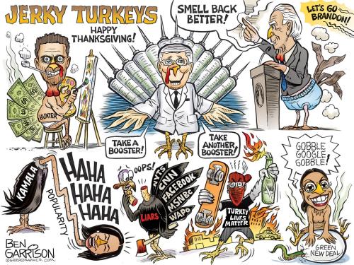Ben Garrison Jerky Turkeys for Thanksgiving