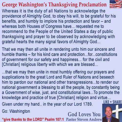 Thanksgiving 1 - George Washington