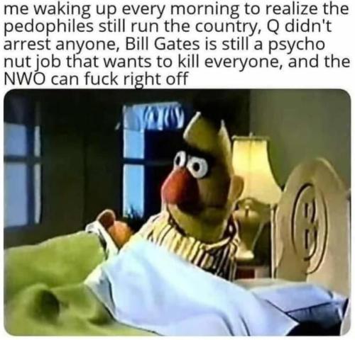 me waking up