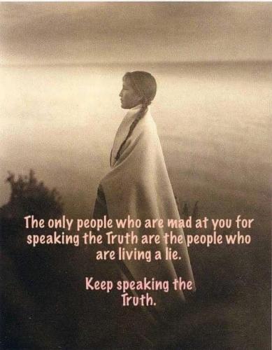 Keep speaking the truth