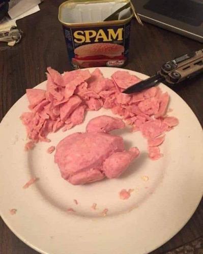Thanksgiving - Carving turkey out of spam