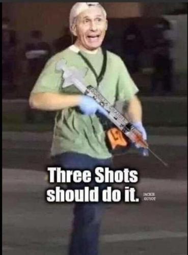 3 shot Fauci