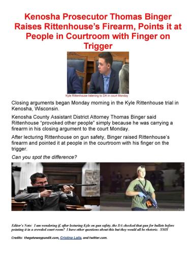 Kenosha Prosecutor Thomas Binger Raises Rittenhouse
