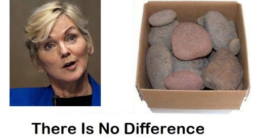Jennifer Granholm Dumb Box of Rocks