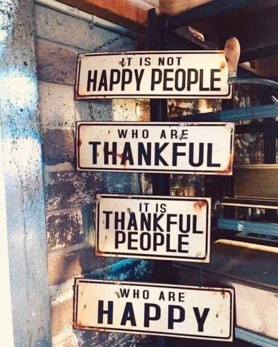 thankful people