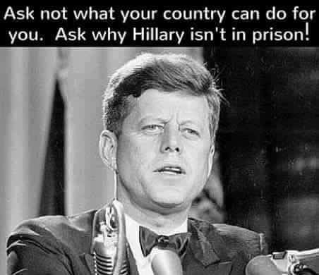 1HILLARY NOT IN PRISON