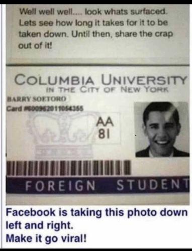 Obama - College ID