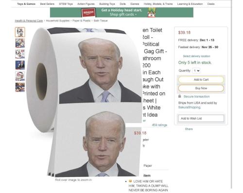 Joe Biden Toilet Paper