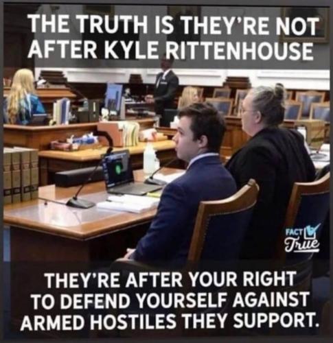Kyle Rittenhouse - They're after your right to defend yourself