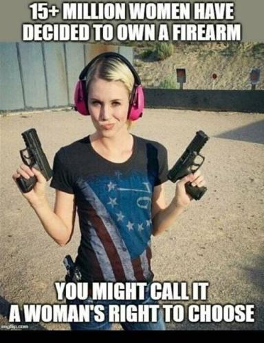 women own firearm