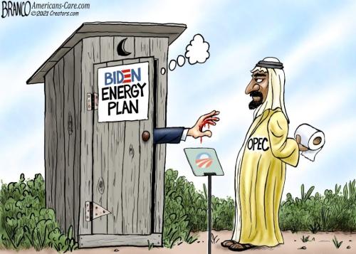 AF Branco Biden Stranded Begging OPEC Toilet Paper