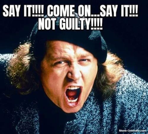 F not guilty
