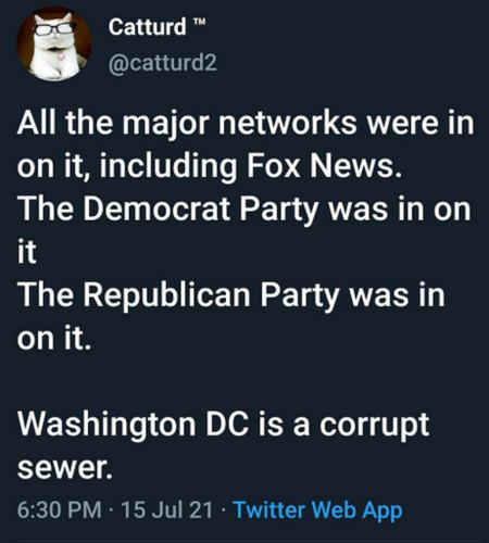 dirty swamp in on it