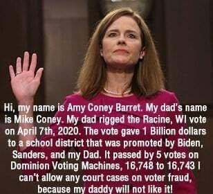 Amy Coney Barret is a fraud
