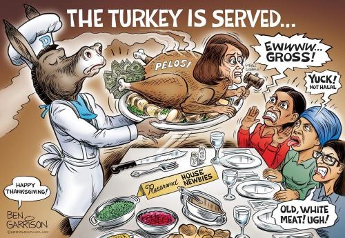 Ben Garrison Turkey Is Served Old White Meat
