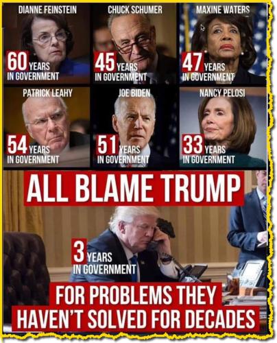 All blame Trump
