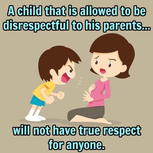 Be respectful