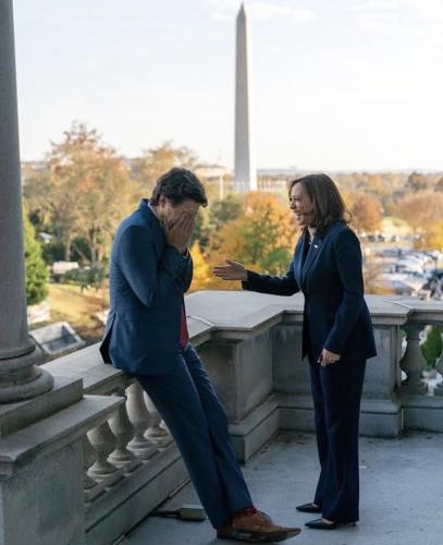 Two-Face 1 - Justin Trudeau and Kamala Harris