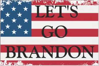 LETS GO BRANDON car magnet