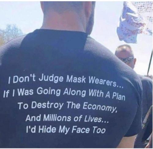 I DON'T JUDGE MASK WEARERS