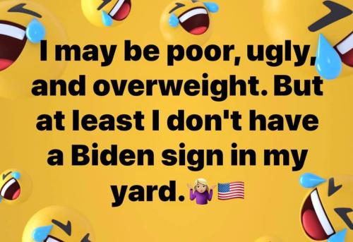 No Biden Sign