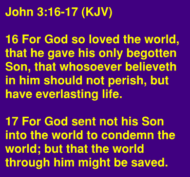 John 3.16