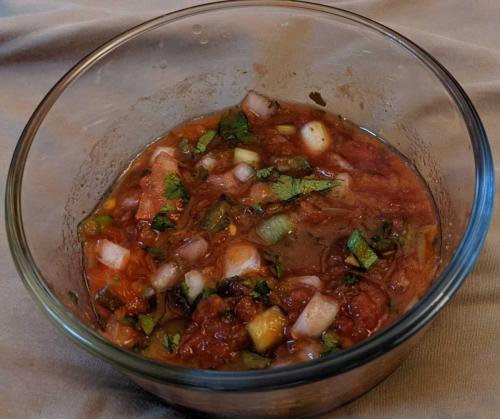 Homemade salsa