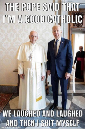 M laughed