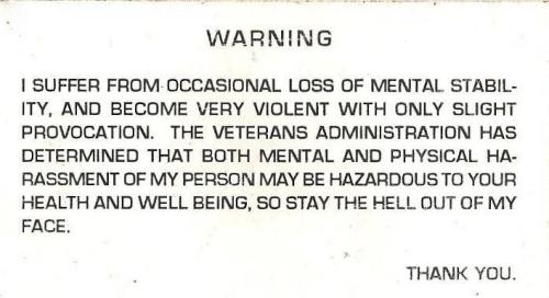 Warning Card 1