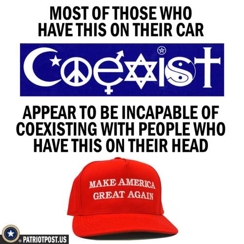 coexsist trump