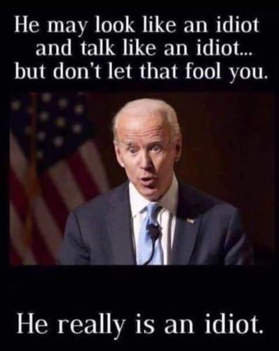 Joe Biden He Really Is Idiot
