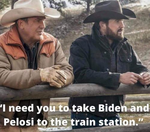 Biden-Pelosi - To the train station (Yellowstone)