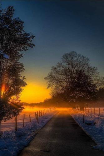 Good Night 41 - Sunset on lane