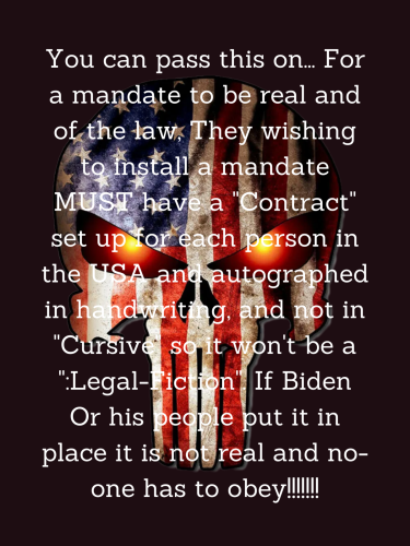 You can pass this on