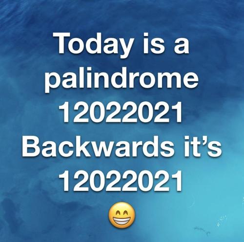Palindrome - 12022021