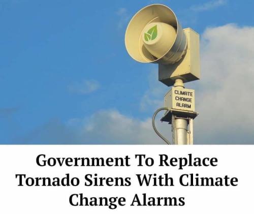 climate change alarms
